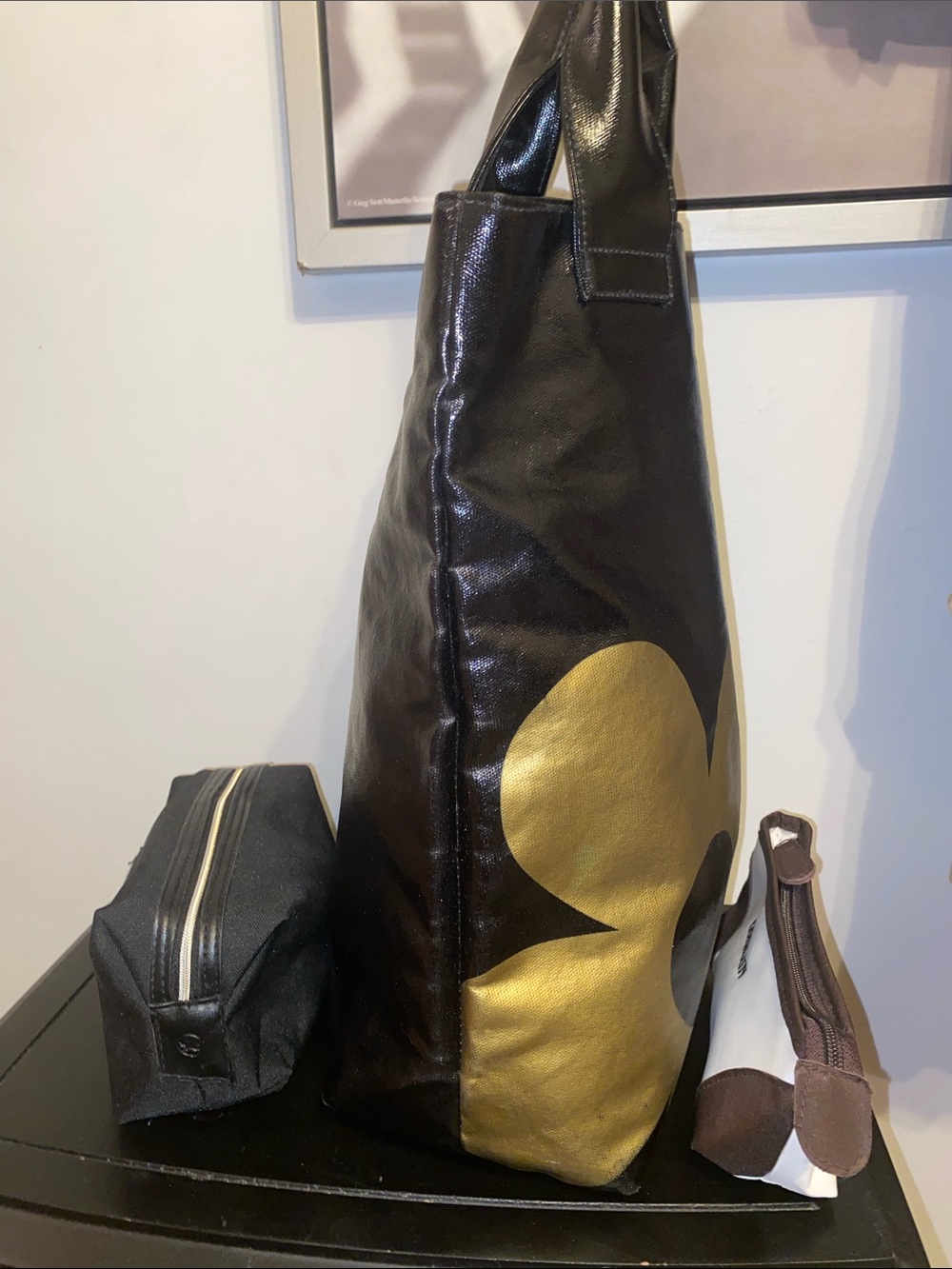 Marc Jacobs Daisy Tote Bag & Want Les Essentiels / Guerlain Accessory bags Lot - Picture 8 of 15